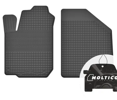 Productafbeelding van Rubberen vloermatten voorin met rand, geschikt voor alle weersomstandigheden, voor Chevrolet Epica, modeljaren 2006-2011