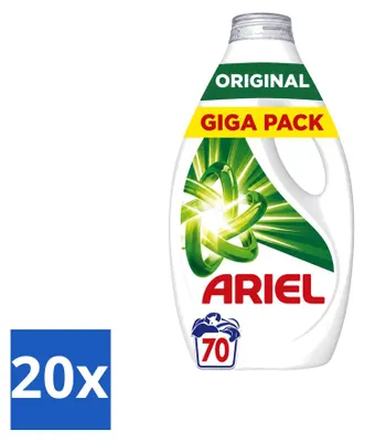 Produktbild von 20 x Ariel Flüssigwaschmittel Original - 3150 ml - Vorteilspackung - 20 Stücke