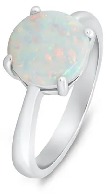 Produktbild von Charmanter Silberring mit Opal RI105W - Kreislauf: 52 mm