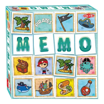 Productafbeelding van Tactic Memo Pirates, Karetní, Memoryspel, 3 jaar/jaren, 10 minuten