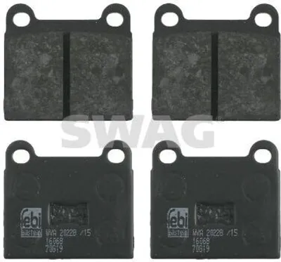 Produktbild von SWAG Bremsbeläge Satz Vorne Bremsklötze für VW Polo Coupe (86C, 80) 30 91 6068