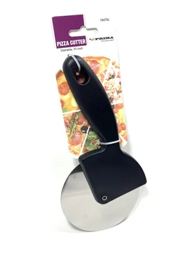 Pizzaschneider 9,5 cm Edelstahl, Kunststoffgriff, groß