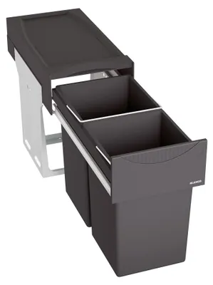 Image de BLANCO Collecteur de déchets Botton II KB 300 mm 2 seaux de 15 litres