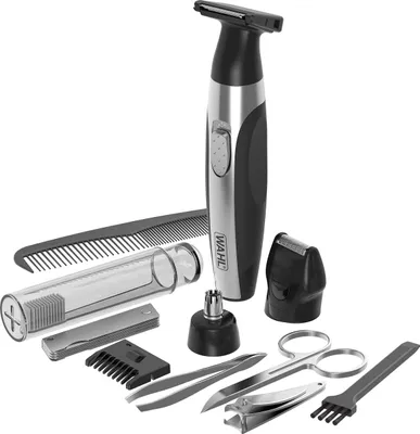 Zdjęcie produktu dla Wahl Travel Kit Deluxe, Bateria, Czarny, Stal nierdzewna