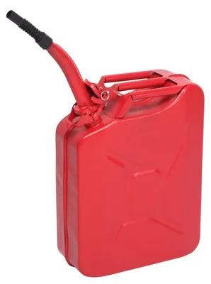 Produktbild von LEAZDM 20L Stahlblech Kraftstoff Kanister, Metall Benzinkanister Reservekanister mit Ausgießer flexibel