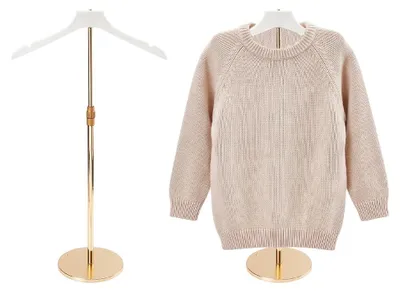 2er Set verstellbare Mannequin-Torso-Ständer, höhenverstellbar, gold