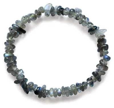 Produktbild von Vifaleno Mondstein Armband, natürlich, Klumpen, poliert, grau, 4-7mm, 19 cm lang
