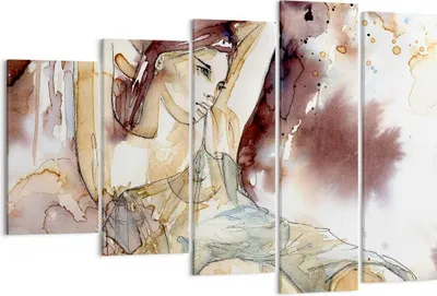 Produktbild von Bild auf Leinwand - Leinwandbild - Frau Modell - 150x100cm - Wand Bild - Wanddeko - Wandbilder - Leinwanddruck - Bilder - Kunstdruck - Wanddekoration - Leinwand bilder - Wandkunst - EG150x100-3552
