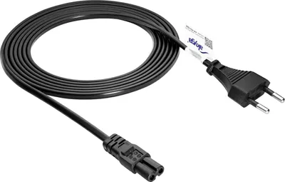 Zdjęcie produktu dla Akyga AK-RD-02A, 3 m, CEE7/16, C7 panel, 250 V, 2.5 A