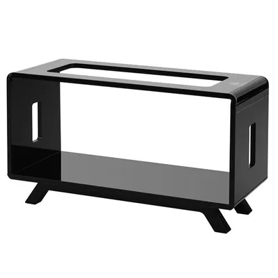 Produktbild von Acryl-Ständer für Marshall Emberton II Lautsprecher, Retro-TV-Design,schlankes Design für optimale Audioprojektion,schwarz