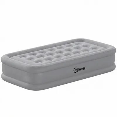 Produktbild von Outsunny Luftmatratze 1 Person Selbstaufblasend Luftbett mit Integrierter Pumpe