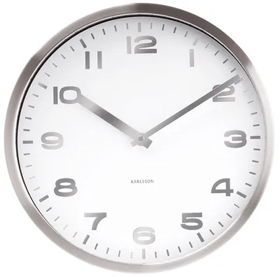 Produktbild von Karlsson Wanduhr Mirror numbers white