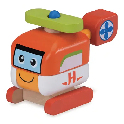 Image de Kit mini hélicoptère en bois