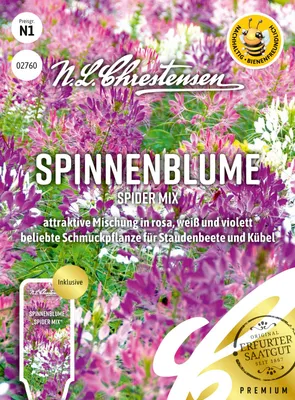 Produktbild von Spinnenblume Spider Mix | Spinnenblumensamen von N.L. Chrestensen