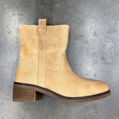 Produktbild von Vaton, mittelhöhe Cowboystiefel für Damen, aus gewachstem Leder