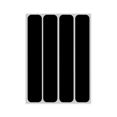 Produktbild von Reflektierende Sticker-Set für Moto Schwarz Koffer 4 Stück