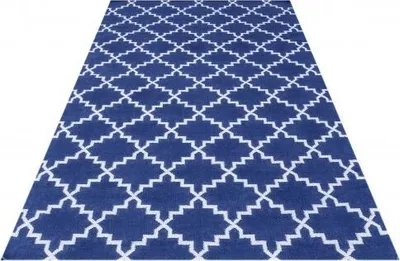 Imagen del producto de Alfombra Kelim, color azul oscuro (140x200 cm)
