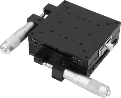Obrázek produktu pro XY mikrometr Ruční doladění přesnosti křížového válečku Lineární stupně 100*100*40mm