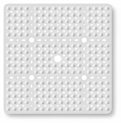 Image de InAndOutdoorMatch - Tapis de douche - Antidérapant - 70 x 70 cm - Blanc, Image générée par une IA