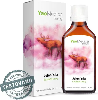 Obrázek produktu pro YaoMedica Jelení síla, tinktura 50 ml