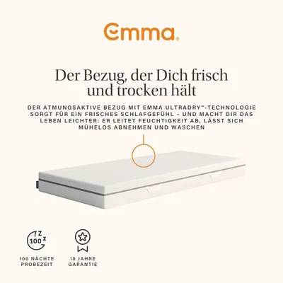 Produktbild von Matratze 90x200 Emma One Hart