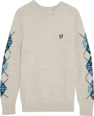 Produktbild von Lyle & Scott Argyle Pullover Grau M Mann Grau M