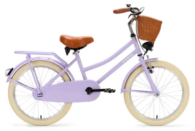 Productafbeelding van Generation Transporter 20 inch paars – kinderfiets met mand