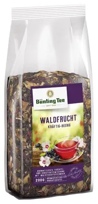 Produktbild von Bunting Tee Fruchtetee Waldfrucht Zak - 6 x 200 gram
