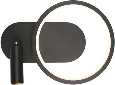Immagine prodotto di Applique di design - IP20 - nero - 14W - 1500 lumen - 4000K