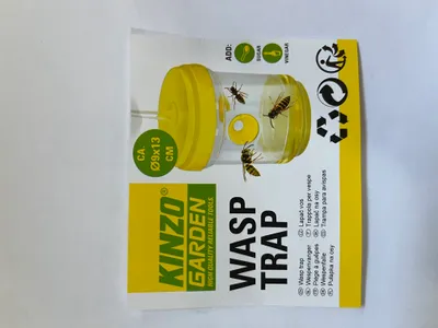 Produktbild von 2 x Kinzo Wespenfalle , ca. 9x13 cm, gelb, Plastik