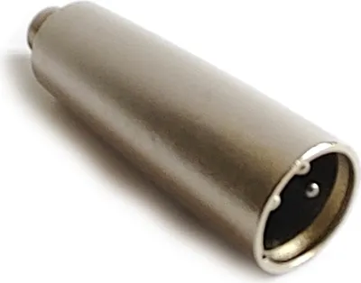 Produktbild von XLR Cinch Adapter XLR-Stecker/Cinch-Buchse Audioadapter Wandler RCA Vollmetall