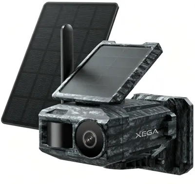 Imagen del producto de Cámara de seguridad exterior 4G LTE - Panel solar con batería - Resolución HD 1296p