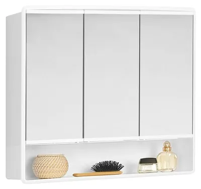 Produktbild von Jokey LYMO Spiegelschrank 58x49x14,7cm, weiß Kunststoff