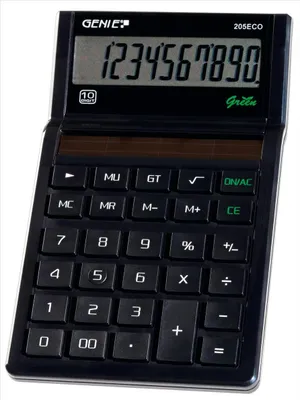Image de GENIE 11765 Calculatrice de bureau Genie 205 Eco