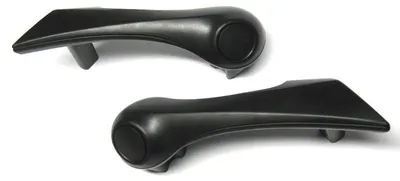 Für Renault Megane II 2002-2005 Türgriff Innen VORNE LINKS + RECHTS in Schwarz in der Farbe Schwarz von GOLDCAR