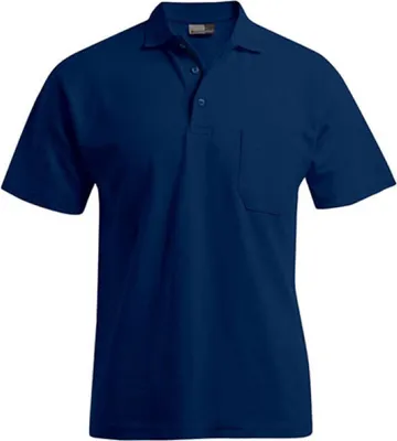 Produktbild von Heavy Poloshirt mit Brusttasche Herren, Marineblau, M