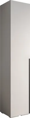 Produktbild von MEBLE KRYSPOL Inova 1 Schrank - 236,7x50x47cm - Weiß Weiß Schwarz