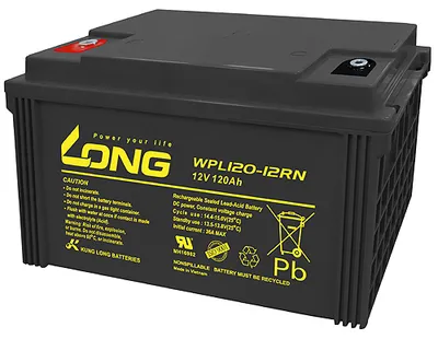 Produktbild von Kung Long Akku 12V 120Ah Pb Batterie Bleigel WPL120-12RN Longlife