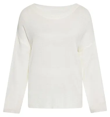 Obrázek produktu pro Dámský svetr Minya – vlněná bílá, XL/XXL