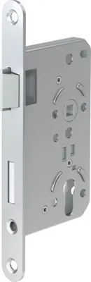 Produktbild von BASI - Einsteck-FS-Türschloss - ES 981 - Lochung: PZW - Stulp 24 mm abgerundet - DIN Links - 9810-6522