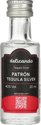 Produktbild von Patrón Tequila Silver 40% Vol. 0,02l