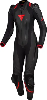 Produktbild von SHIMA Miura RS Damen 1-Teiler Motorrad Lederkombi, schwarz/rot, 40