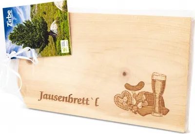 Produktbild von Zirbenjausenbrett Jausenbrett`l