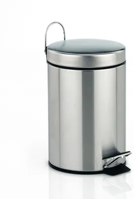 Produktbild von Kela Kosmetikeimer Torre Edelstahl silber matt 25,5cm 17cmØ 3l, 18172
