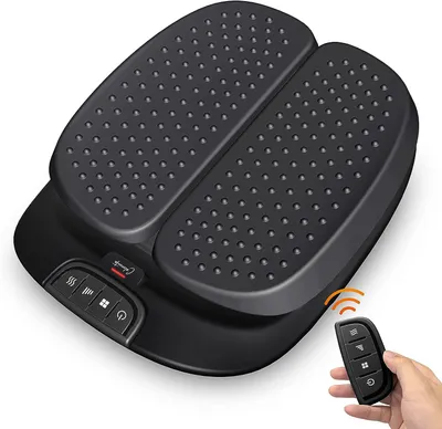 Image de CALMENTA® Appareil de massage des pieds avec vibration & chaleur – Stimule la circulation des jambes – 3 programmes, télécommande & sac de transport