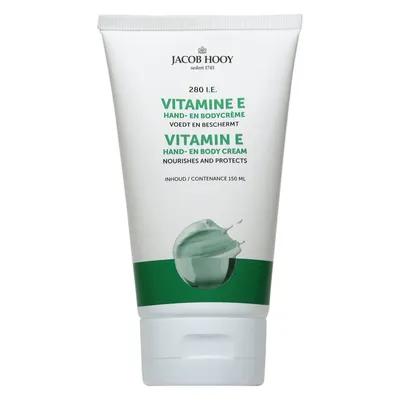 Image de Jacob Hooy Crème pour les mains et le corps à la vitamine E 150 ml