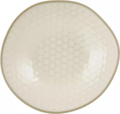 Produktbild von LE COQ Kypseli Teller tief, Höhe: 55 mm, Länge: 220 mm, Breite: 205 mm, beige