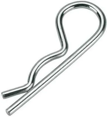 Produktbild von Federstecker 4 mm, Zink - DIN 11024 - Packung 100 Stück