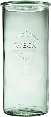 Produktbild von WECK STURZ Glas ohne Deckel 1550 ml 6 Stück
