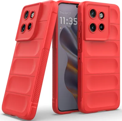 Immagine prodotto di Custodia per Motorola Edge 50 Neo Custodia protettiva in silicone TPU morbido antiurto rosso